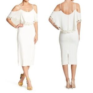 Dress the Population Ivory Beth Sheath Dress